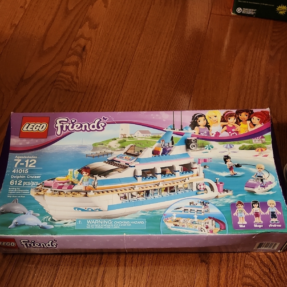 LEGO Friends Dolphin Cruiser - Blue, White, and Pink